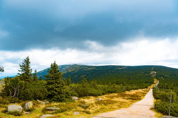 Montagne Giganti Karkonosze Paesaggio Autunnale — Foto Stock