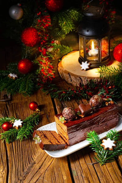 Noel kurabiyesi reçel dolu, yakın çekim manzaralı.