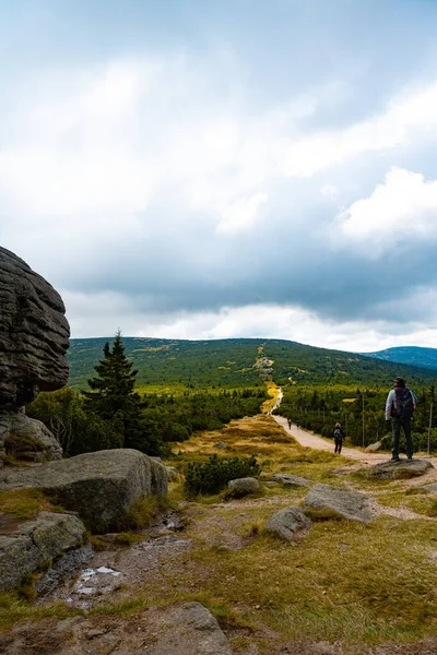 Montañas Gigantes Karkonosze Paisaje Otoñal — Foto de Stock