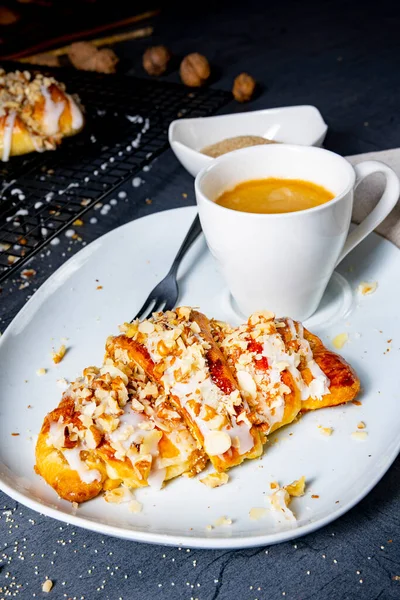 Croissants Del Día San Martín Polaco Marcinki — Foto de Stock