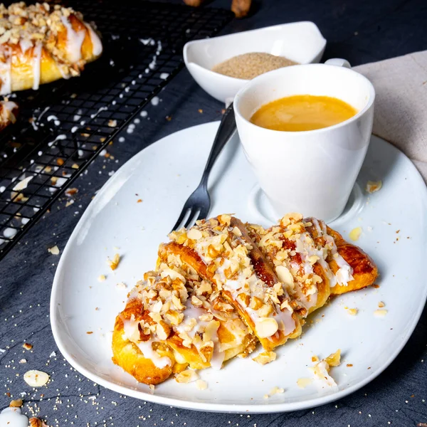 Croissants Del Día San Martín Polaco Marcinki —  Fotos de Stock