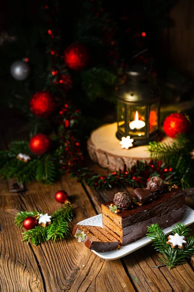 Pão Gengibre Natal Cheio Geléia — Fotografia de Stock