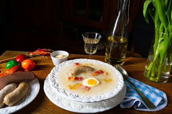 Zurek Heerlijke Poolse Paassoep — Stockfoto