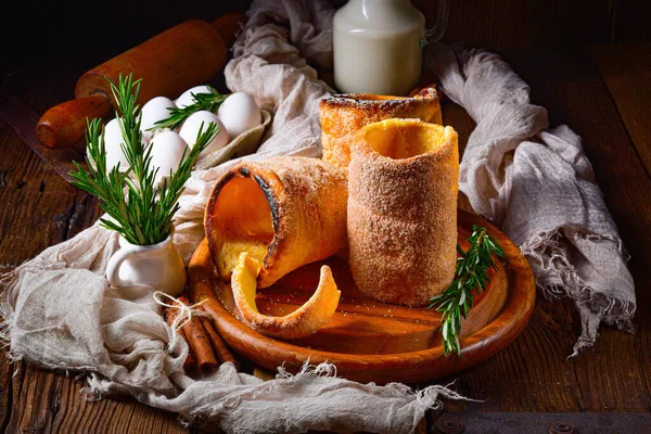 Trdelnik Ist Ein Traditionelles Gebäck Aus Der Slowakei Und Der — Stockfoto