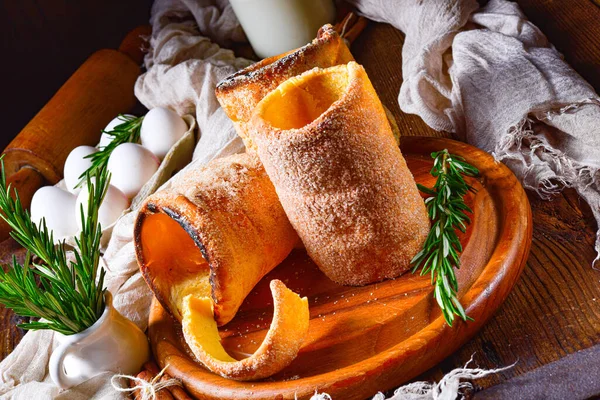 Trdelnik Uma Pastelaria Tradicional Originária Eslováquia República Checa — Fotografia de Stock