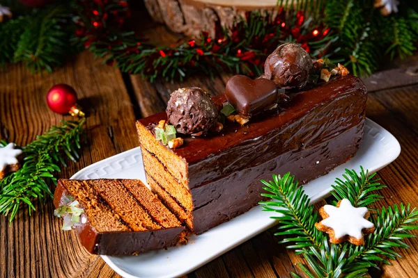 Christmas Gingerbread Filled Jam — Stock Photo, Image