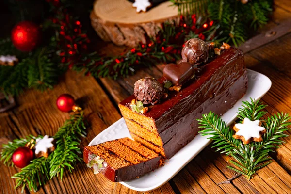 Christmas Gingerbread Filled Jam — Stock Photo, Image