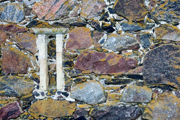 Evin eski taş duvar — Stok fotoğraf