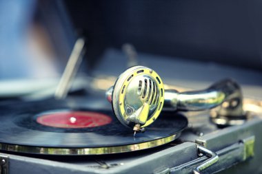 eski gramofon kaydı