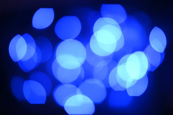 Bokeh fundo azul — Fotografia de Stock