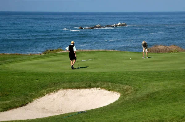 Golf przez ocean — Zdjęcie stockowe