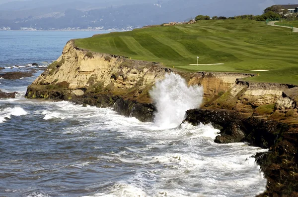 Le golf et l'océan Photo De Stock