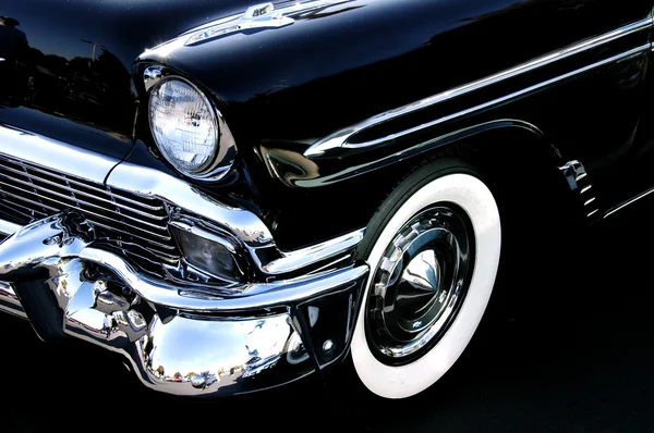 Чорний 55 Vintage автомобільні Стокове Фото