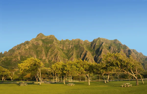 Kualoa regionális beach park. — Stock Fotó