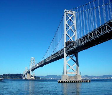 Oakland Bay Bridge, San Francisco Bay, California clipart