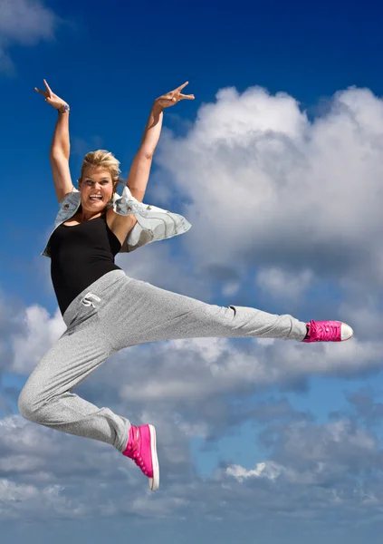 Girl dancing — Stock Photo, Image