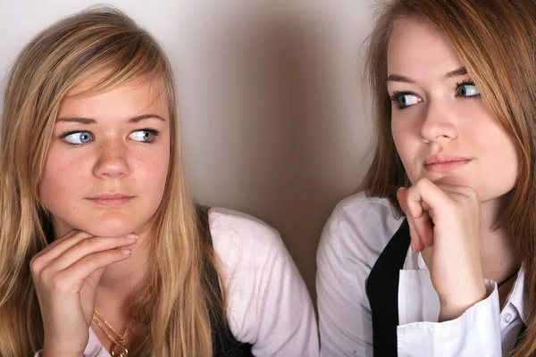 Cute scandinavian girls — Stock Photo, Image