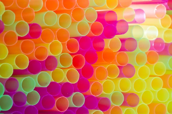 Colorful drinking straws — Stock Photo, Image