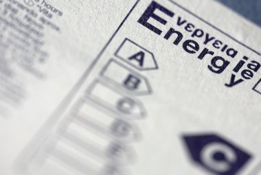 Energy label clipart