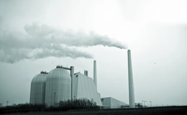 Modern District heating plant in Denmark — Stock Photo, Image