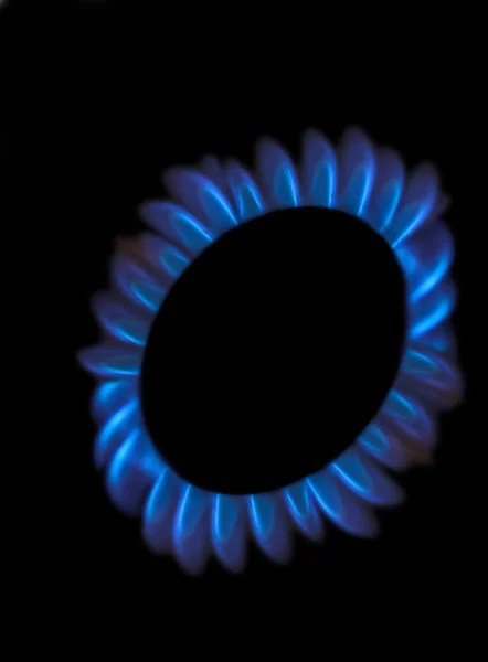 Natural Gas cooker burner — Stock Photo, Image