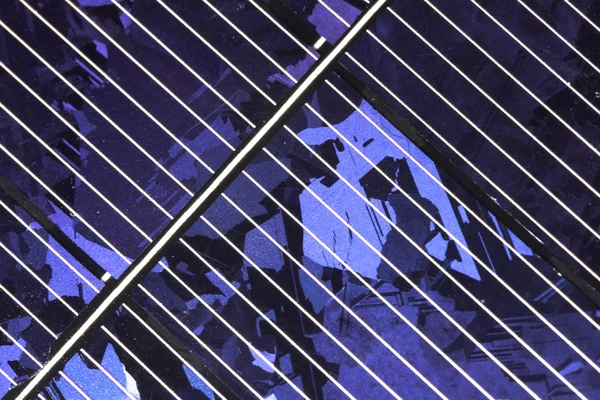 Celda solar fotovoltaica — Foto de Stock