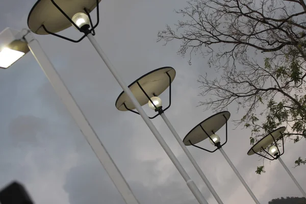 Pouliční lampy v Benátkách — Stock fotografie