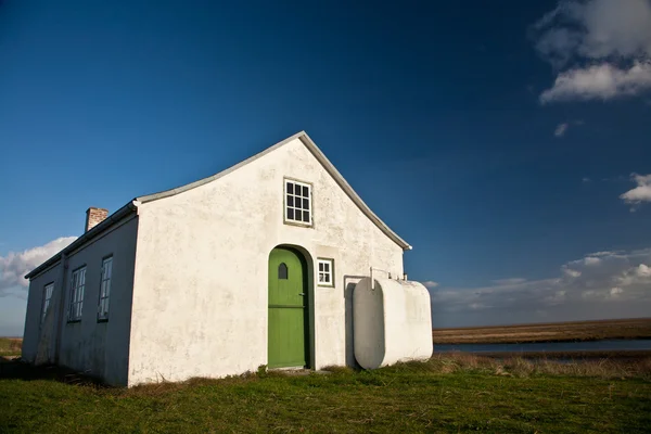 Vecchia casa. Isola di Fanoe in Danimarca — Foto Stock