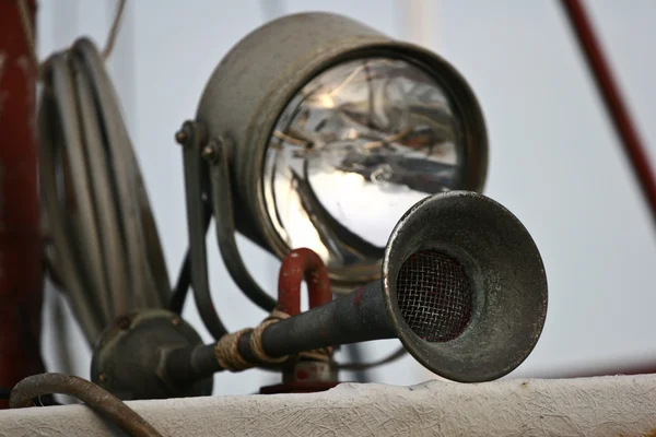 Horn on a boat. Island of Fanoe in Denmark — Stock Photo, Image