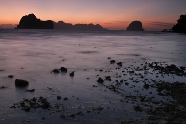 Sunset Beach koh ngai Adası Tayland