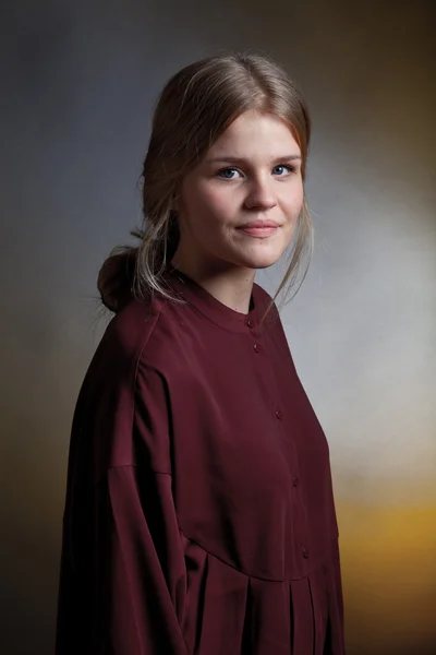 Scandinave mignon jeune fille portrait — Photo