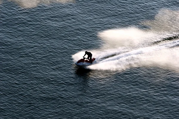 Man op jet ski — Stockfoto