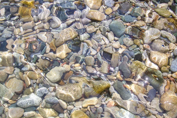 Πέτρες Στην Παραλία Στο Χωριό Algajola Στην Πόλη Της Κορσικής — Φωτογραφία Αρχείου