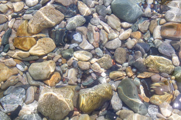 Rocas Playa Algajola Village Ciudad Córcega Balagne Arean Verano — Foto de Stock