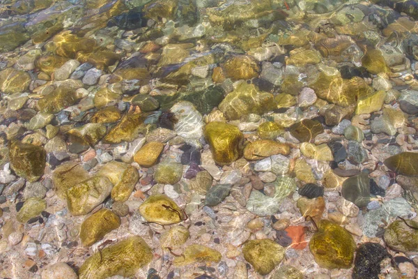 Камені Пляжі Селі Альгайола Або Місті Корсика Баланьському Узбережжі — стокове фото