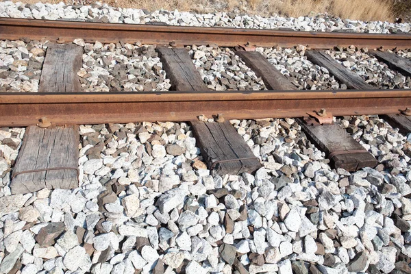 Railway Tracks Calvi Corsica — Stock Photo, Image