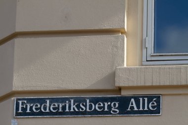 Frederiksberg Allee 2012 baharında Danimarka 'da. 