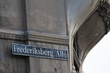 Frederiksberg Allee 2012 baharında Danimarka 'da. 