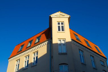 Oll house in the streets of Tonder jytland in Denmark