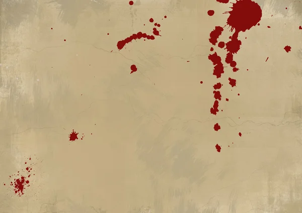 Blutige Grunge-Mauer — Stockfoto