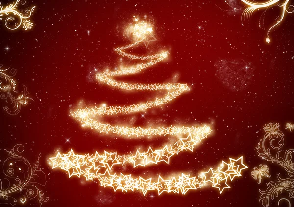 Albero di Natale sfondo — Foto Stock