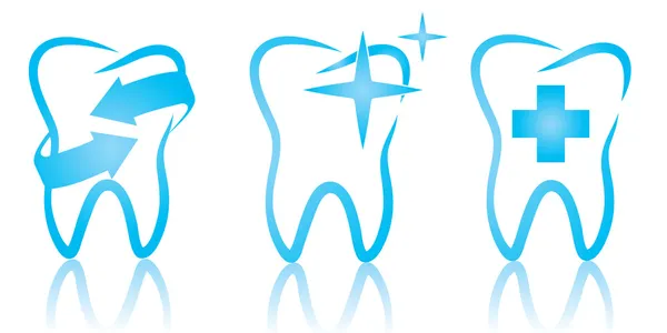 Zahnsatz — Stockvektor