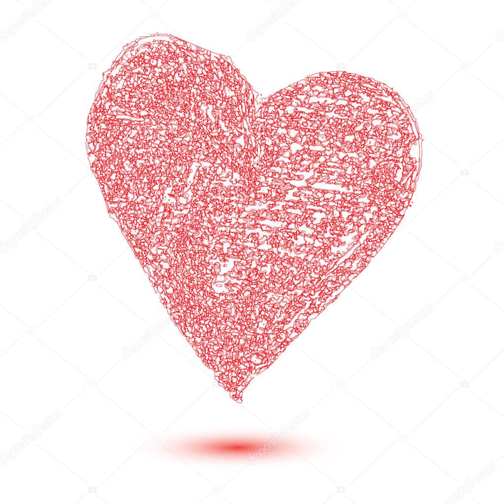 Heart shape design for love symbols