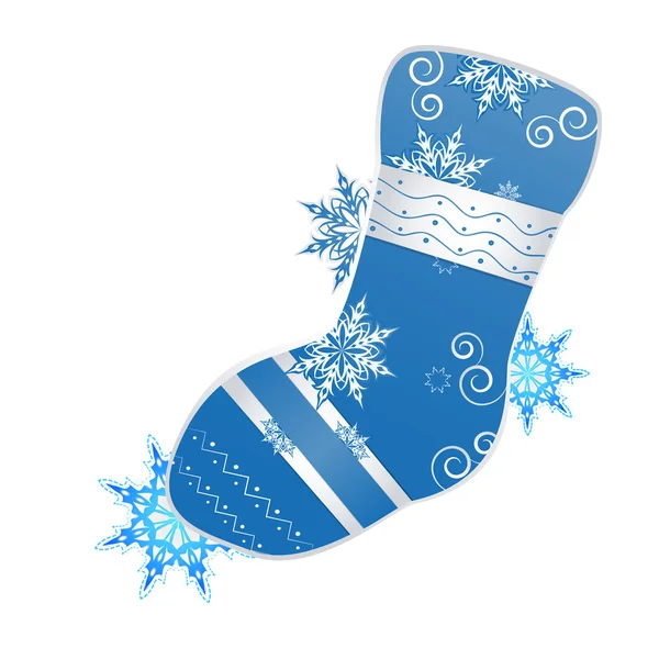 ภาพเวกเตอร์ของถุงเท้าคริสต์มาส — ภาพเวกเตอร์สต็อก
