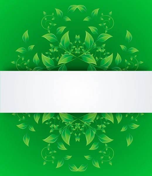 Green leaves — Stock Vector