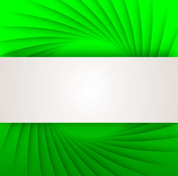 Fondo abstracto en color verde — Vector de stock