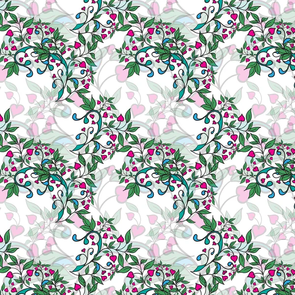 Fond floral abstrait — Image vectorielle