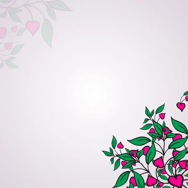 Fondo floral abstracto — Vector de stock