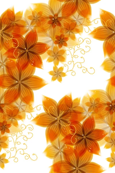 黄花的抽象背景 — 图库矢量图片