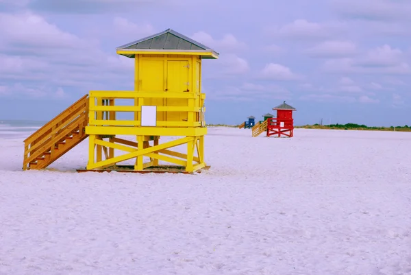 Lifeguard Huts Lifeguard Huts — Stock Photo, Image